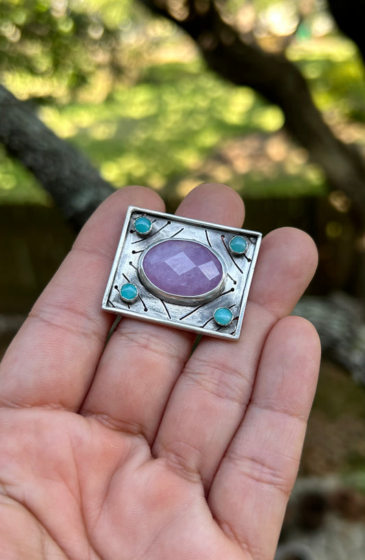 Kunzite ring