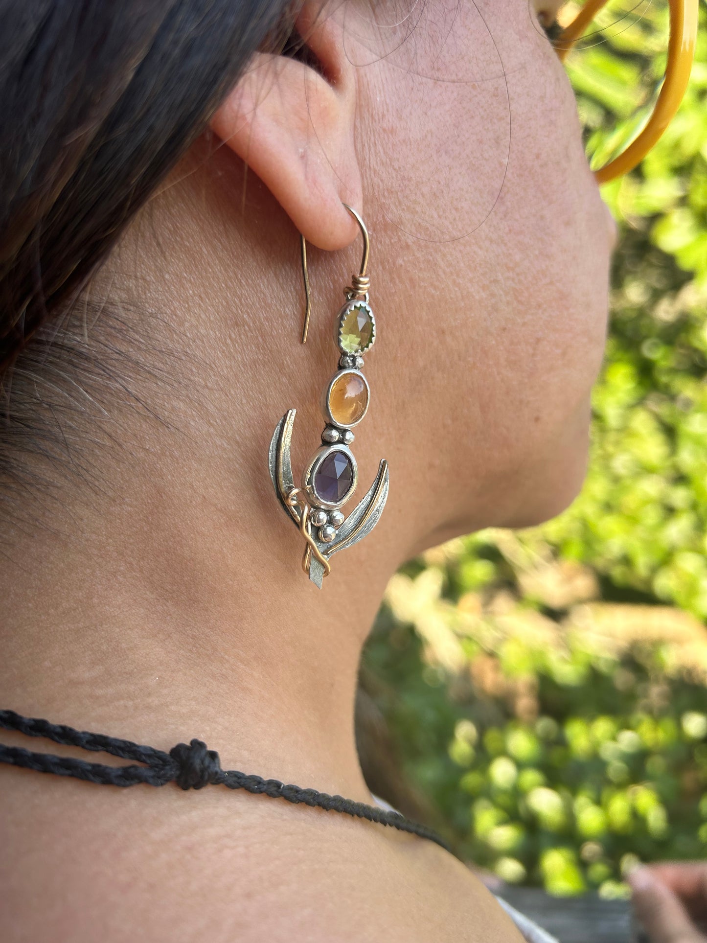 Three Sisters earrings