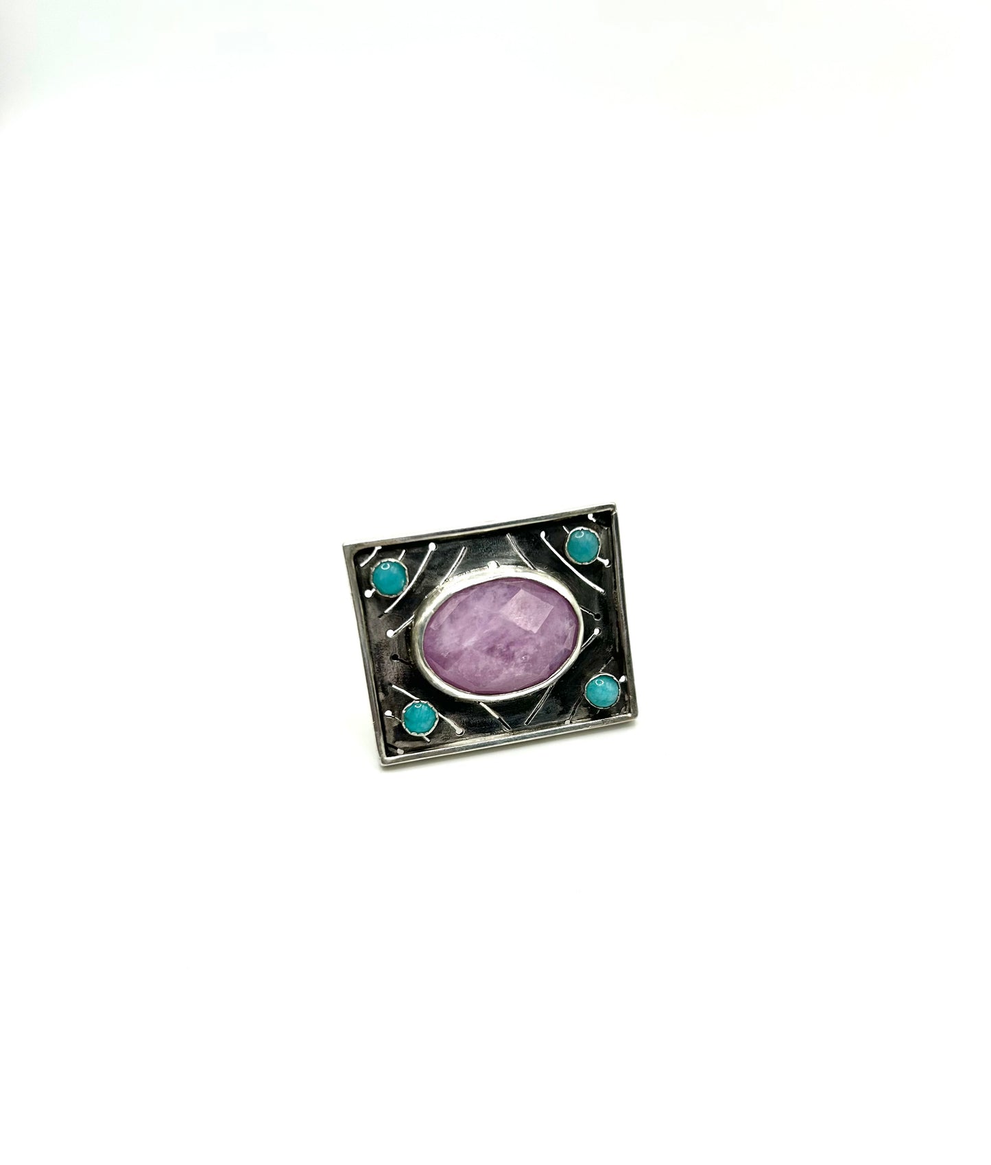 Kunzite ring